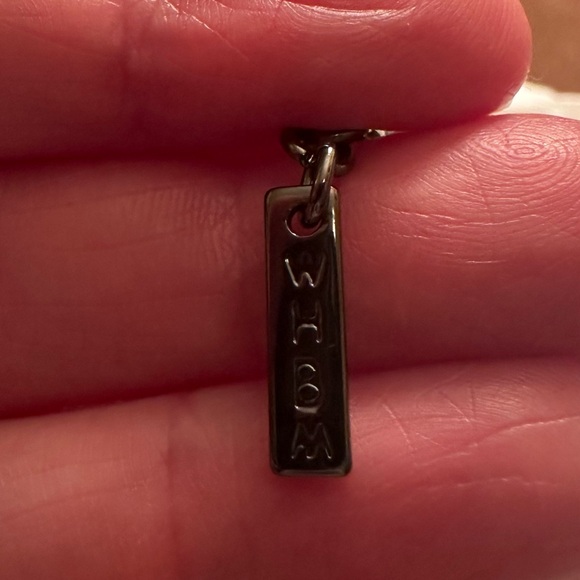 White House Black Market Black Glass Necklace - Picture 8 of 10